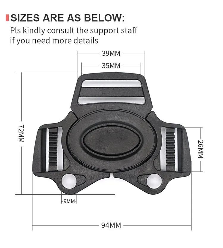 Baby 5 Point Stroller Safe Strap Buckle
