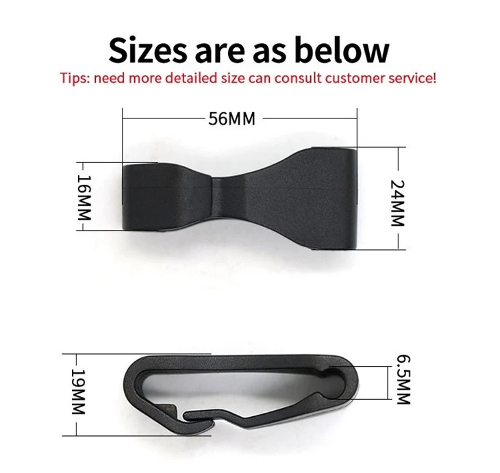 Backpack Plastic Hook Clasp
