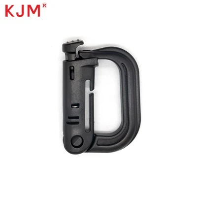 가죽 끈 결박 부대를 위한 D 반지 플라스틱 Carabiner Backapck Molle 걸이 클립 잠그기
